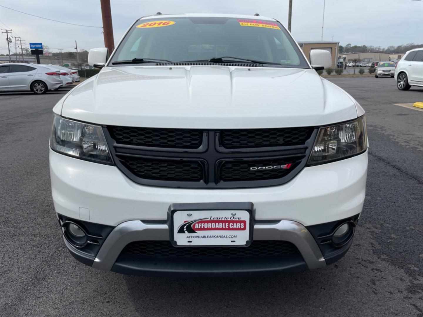 2016 White Dodge Journey (3C4PDCGB8GT) with an 4-Cyl, 2.4 Liter engine, Auto, 6-Spd AutoStick transmission, located at 8008 Warden Rd, Sherwood, AR, 72120, (501) 801-6100, 34.830078, -92.186684 - Photo#2